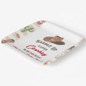 Cowboy Western Rodeo Wild West Baby Dusche Pappteller (Gewinkelt)