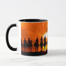 Cowboy Western Roundup Time Horse Ranch Coffee Mug Tasse