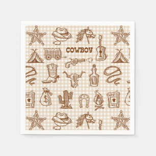 Cowboy Western  Serviette