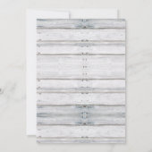 Cowboy Western Thema Geburtstag Einladung (Rückseite)