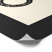 Cowboy Western Typografie Wall Art Ranch Kabine Poster (Ecke)