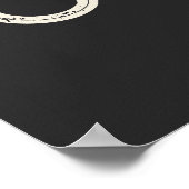 Cowboy Western Typografie Wall Art Ranch Kabine Poster (Ecke)