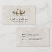 Cowboy-Western-Visitenkarte Visitenkarte (Vorne/Hinten)