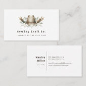 Cowboy-Western-Visitenkarte Visitenkarte (Vorne/Hinten)