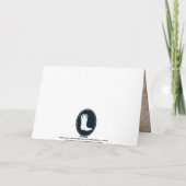 Cowboy & Western Weihnachtsfotokarte Feiertagskarte (Rückseite)