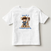 Cowboy wie mein Daddy Niedlich Pony Kleinkind T-shirt (Vorderseite)