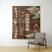 Cowboy Wild West 1st Rodeo Ranch Birthday Party Wandteppich (Beispiel)