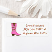 Cowboy Wild West Address Labels (Insitu)