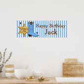 Cowboy Wild West Banner Poster (Küche)