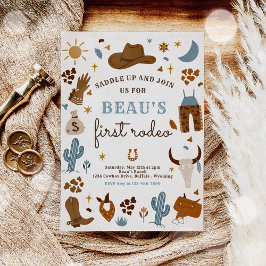 Cowboy Wild West Rodeo Ranch Birthday Party Einladung