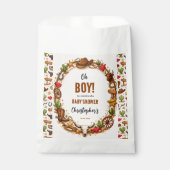 Cowboy Wild West Rodeo Ranch | Rustic Western Baby Geschenktütchen (Vorderseite)