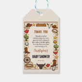 Cowboy Wild West Rodeo Ranch | Rustikale westliche Geschenkanhänger (Vorderseite)