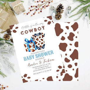 Cowboy Wild West Rodeo Western Boy Baby Dusche Einladung