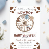 Cowboy Wild West Rodeo Western Boy Baby Dusche Einladung