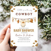 Cowboy Wild West Rodeo Western Boy Baby Dusche Einladung