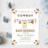 Cowboy Wild West Rodeo Western Boy Baby Dusche Einladung