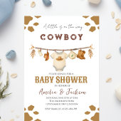 Cowboy Wild West Rodeo Western Boy Baby Dusche Einladung