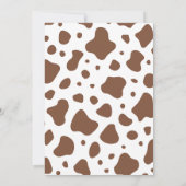 Cowboy Wild West Rodeo Western Boy Baby Dusche Einladung (Rückseite)