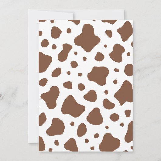 Cowboy Wild West Rodeo Western Boy Baby Dusche Einladung (Rückseite)