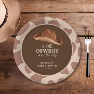 Cowboy-Wild-West-Rodeo-Western-Jungen-Baby-Party  Pappteller