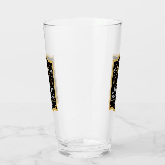 Cowboy Wild West Snake Öl Glas (Rechts)