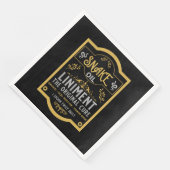 Cowboy Wild West Snake Öl Serviette (Ecke)