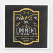 Cowboy Wild West Snake Öl Serviette (Vorderseite)
