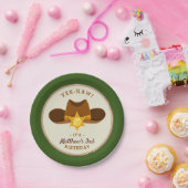 Cowboy Wild West Western Boy Birthday Party Table  Pappteller (Party)