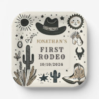 Cowboy Wild Western First Rodeo Erster Geburtstag 