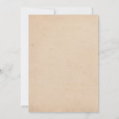 Cowboy Wildest am 3. Geburtstag im Westen Einladung (Rückseite)