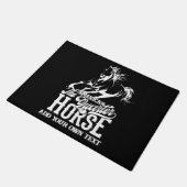 Cowboy-Wildwest-Western Fußmatte (Schrägansicht)