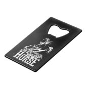 Cowboy-Wildwest-Western Geldbeutel Flaschenöffner (Vorderseite Schrägansicht)