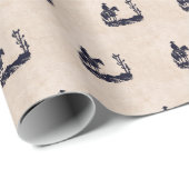 Cowboy Wrapping Paper Geschenkpapier (Rolleneckpunkt)