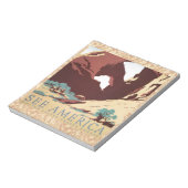 Cowboy Wüste Vintager Western Pferde Notizblock (Rotiert)