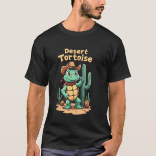Cowboy-Wüsten-Schildkröte - Lustige Cowboy-Schildk T-Shirt