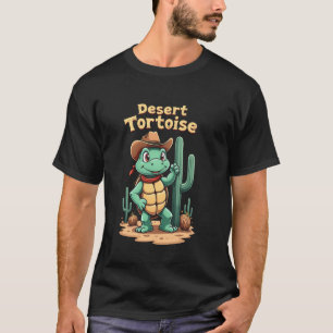 Cowboy-Wüsten-Schildkröte - Lustige Cowboy-Schildk T-Shirt
