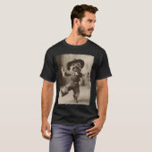Cowboy Yorkshire Terrier T-Shirt (Vorne ganz)