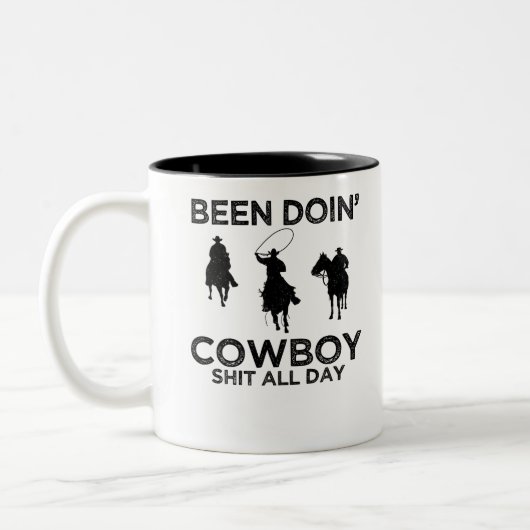 Cowboy Zweifarbige Tasse (Links)