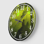 Cowboybild für die Acrylmauer Große Wanduhr (Winkel)