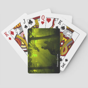 Cowboybild für klassische Spielkarten