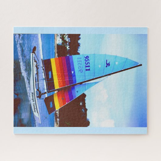 Cowboyboot Mitternacht Puzzle (Horizontal)