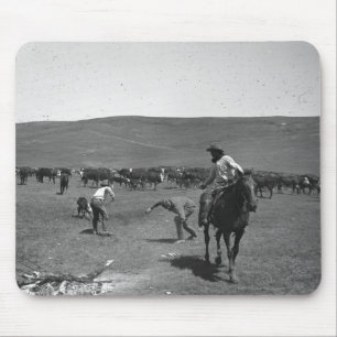 Cowboyeinbrennen Mousepad