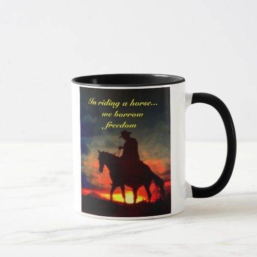 Cowboyfreiheits-Tasse Tasse (Rechts)