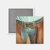 Cowboyhacken Magnet (Vorderseite/Rückseite)