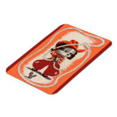 Cowboyhund Magnet (Linke Seite)