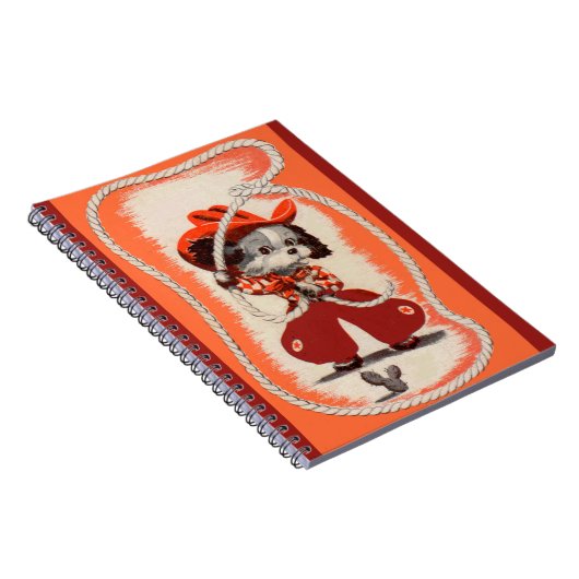 Cowboyhund Notizblock (Rechte Seite)