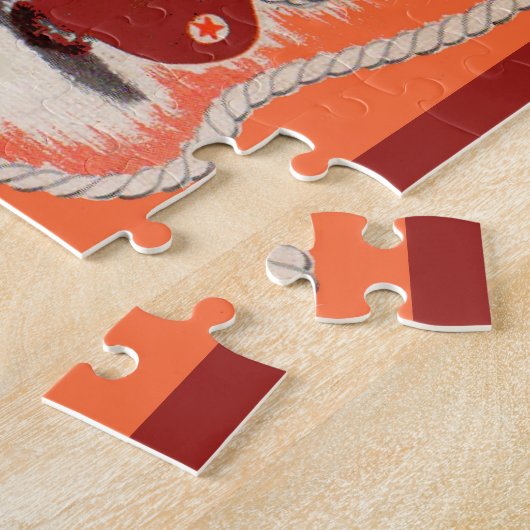 Cowboyhund Puzzle (Seite)