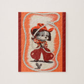 Cowboyhund Puzzle (Vertikal)