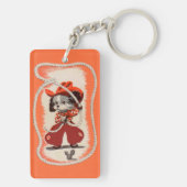 Cowboyhund Schlüsselanhänger (Rückseite)