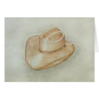 Cowboyhut, leer
